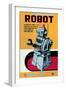 Battery Operated Robot-null-Framed Art Print