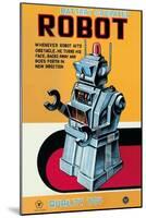 Battery Operated Robot-null-Mounted Art Print
