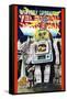 Battery Operated Television Spaceman-null-Framed Stretched Canvas