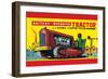 Battery Operated Tractor-null-Framed Art Print