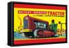 Battery Operated Tractor-null-Framed Stretched Canvas