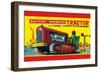 Battery Operated Tractor-null-Framed Art Print