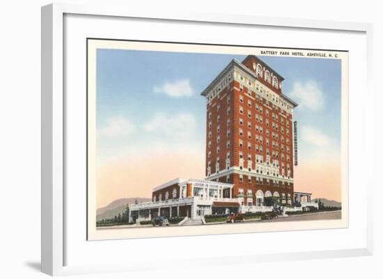 Battery Park Hotel, Asheville-null-Framed Art Print