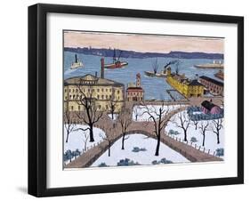 Battery Park-Glenn O. Coleman-Framed Giclee Print