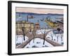 Battery Park-Glenn O. Coleman-Framed Giclee Print