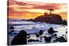 Battery Point Lighthouse at Sunset-Miles-Stretched Canvas