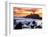 Battery Point Lighthouse at Sunset-Miles-Framed Photographic Print