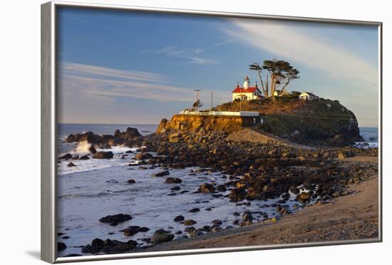 Battery Point Lighthouse, Crescent City, California, United States of America, North America-Miles-Framed Photographic Print