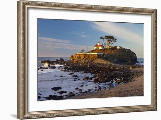 Battery Point Lighthouse, Crescent City, California, United States of America, North America-Miles-Framed Photographic Print