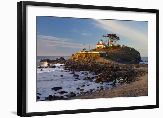 Battery Point Lighthouse, Crescent City, California, United States of America, North America-Miles-Framed Photographic Print