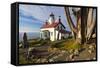 Battery Point Lighthouse, Crescent City, California, United States of America, North America-Miles-Framed Stretched Canvas