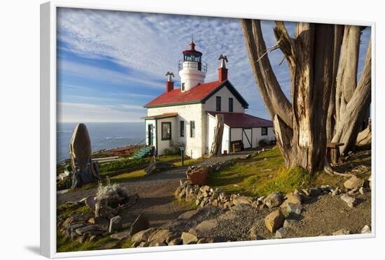 Battery Point Lighthouse, Crescent City, California, United States of America, North America-Miles-Framed Photographic Print