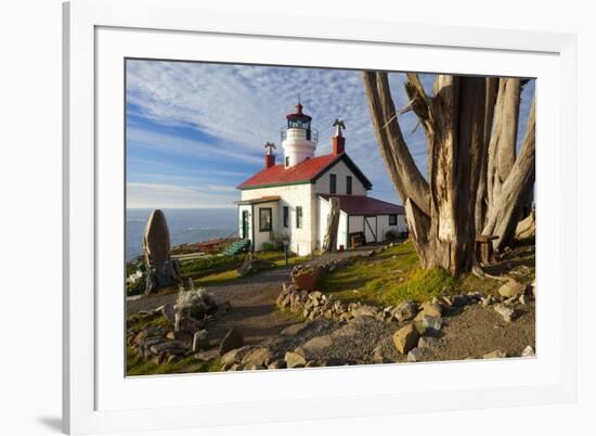 Battery Point Lighthouse, Crescent City, California, United States of America, North America-Miles-Framed Photographic Print