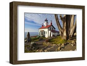 Battery Point Lighthouse, Crescent City, California, United States of America, North America-Miles-Framed Photographic Print