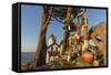 Battery Point Lighthouse in Crescent City, California, USA-Chuck Haney-Framed Stretched Canvas