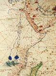 Portolan Map of Italy, Sicily, North Africa and the Mediterranean-Battista Agnese-Art Print