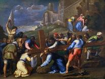 Battle of Montemurlo and Rape of Ganymede, August 1, 1537-Battista Franco-Mounted Giclee Print