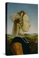 Battista Sforza, Duchess of Urbino-Piero Della Francesca-Stretched Canvas