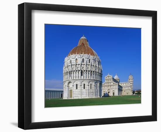 Battistero Di Pisa, Pisa, Tuscany, Italy-Hans Peter Merten-Framed Photographic Print