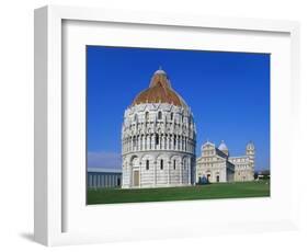 Battistero Di Pisa, Pisa, Tuscany, Italy-Hans Peter Merten-Framed Photographic Print