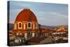 Battistero e Cappelle Medicee with Evening Last Light.-Terry Eggers-Stretched Canvas