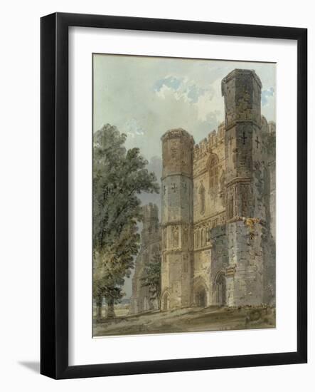 Battle Abbey, Kent-Thomas Girtin-Framed Giclee Print