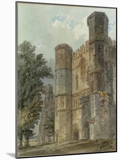 Battle Abbey, Kent-Thomas Girtin-Mounted Giclee Print