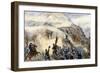 Battle Above the Clouds on Lookout Mountain, Tennessee, 1863-null-Framed Giclee Print