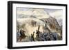 Battle Above the Clouds on Lookout Mountain, Tennessee, 1863-null-Framed Giclee Print