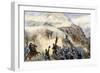 Battle Above the Clouds on Lookout Mountain, Tennessee, 1863-null-Framed Giclee Print