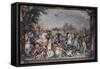 Battle Against the Inhabitants of Veii and Fidenae, 1598-1599-Giuseppe Cesari-Framed Stretched Canvas