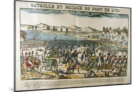 Battle and Crossing of Bridge of Lodi, 11 May, 1796-Francois Georgin-Mounted Giclee Print