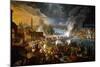 Battle at Bridge of Lodi, May 10, 1796-Pietro Bouvier-Mounted Giclee Print