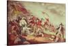 Battle at Bunker's Hill-Currier & Ives-Stretched Canvas