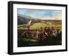 Battle at Calibio Hacienda, January 5, 1814, Painting by Jose Maria Espinosa-null-Framed Giclee Print