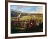 Battle at Calibio Hacienda, January 5, 1814, Painting by Jose Maria Espinosa-null-Framed Giclee Print