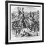 Battle at Newcastle-Upon-Tyne of the King of Scotland and Matilda, Queen of England Against Stephen-null-Framed Giclee Print