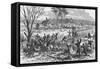 Battle at Pittsburgh Landing-null-Framed Stretched Canvas