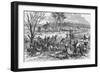 Battle at Pittsburgh Landing-null-Framed Giclee Print