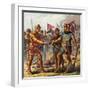 Battle at Poitiers, 1356-null-Framed Giclee Print