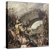 Battle at the Mulvian Bridge, 312 Ad-Pieter Lastman-Stretched Canvas