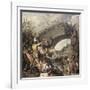 Battle at the Mulvian Bridge, 312 Ad-Pieter Lastman-Framed Giclee Print