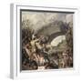 Battle at the Mulvian Bridge, 312 Ad-Pieter Lastman-Framed Giclee Print