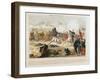 Battle at the Pont De Neuilly, 2nd April 1871-null-Framed Giclee Print