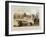 Battle at the Pont De Neuilly, 2nd April 1871-null-Framed Giclee Print