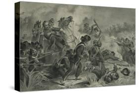 Battle at Wilson's Creek, Mo, 1878-Felix Octavius Carr Darley-Stretched Canvas