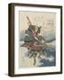 Battle at Yashima Beach-Toyota Hokkei-Framed Giclee Print