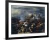 Battle Between Alexander and Porus, 326 BC-Nicolaes Berchem-Framed Giclee Print