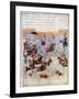 Battle Between Alexander and the Persian King Darius III, 4th Century BC-null-Framed Giclee Print