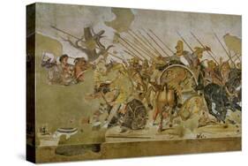 Battle Between Alexander the Great and King Dareios (Battle of Issos)-null-Stretched Canvas